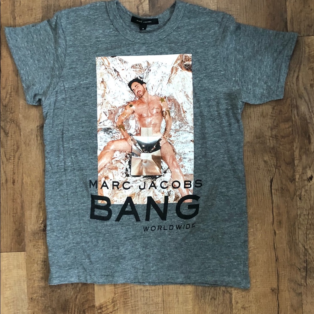 MARC JACOBS Bang Graphic T Shirt, Med